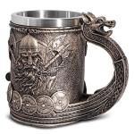 Noric Viking Ship Dragon Beer Mug - 17oz