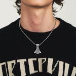 Viking Axe Necklace - 925 Sterling Silver Pendant