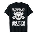 Funny Norse Mythology Viking Skull T-Shirt