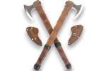Ragnar Lothbrok Viking Axes - Hand-Forged Steel Set