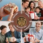 Norse Mythology 3D Challenge Coin with Valknut