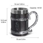 Viking Rune Beer Mug and Coffee Tankard