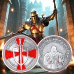 Templar Challenge Coin – Viking Warrior Design