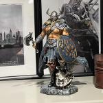 Thor Statue - Viking Warrior with Dragon Decor