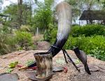 Viking Drinking Horn Set — 4 Unique Horns