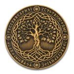 Viking Warrior Challenge Coin - Norse Mythology Decor
