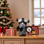 Viking Berserker Gnome Plush Figure - 10'' Decor