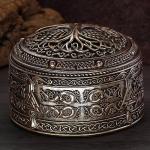 Wolf Yggdrasil Viking Jewelry Trinket Box
