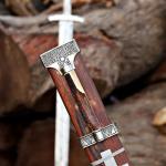Norsemen Viking Sword with Scabbard - 38" Damascus