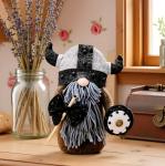 Viking Berserker Gnome Plush Figure - 10'' Decor