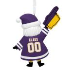 Minnesota Vikings Santa Fan Christmas Ornament