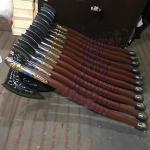 Kraatos Viking Battle Axe with Wooden Handle