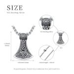 Viking Axe Necklace - 925 Sterling Silver Pendant
