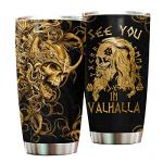Viking Coffee Tumbler Mug - 20oz Insulated