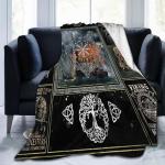 Viking Inspired Fleece Throw Blanket for All