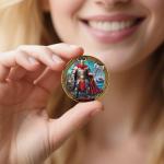 Viking Warrior Challenge Coin - Norse Mythology Decor