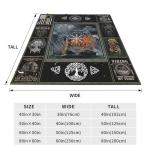 Viking Inspired Fleece Throw Blanket for All