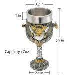Odin Wine Goblet - Viking Style Stainless Steel Cup