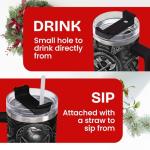 Viking Dad 40 oz Tumbler with Handle and Straw