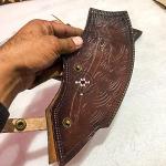 Kraatos Viking Battle Axe with Wooden Handle