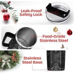 Viking Dad 40 oz Tumbler with Handle and Straw