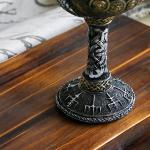 Odin Wine Goblet - Viking Style Stainless Steel Cup