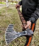 40" Two-Handed Viking Berserker Axe for Hunting