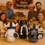 Viking Berserker Gnome Plush Gift Set - 3 Pack