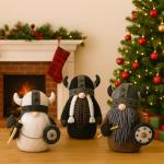 Viking Berserker Gnome Plush Gift Set - 3 Pack