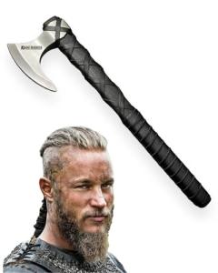 Ragnar Lothbrok Hand Forged Viking Battle Axe
