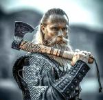 Viking Carbon Steel Axe with Ashwood Handle