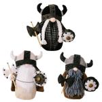 Viking Berserker Gnome Plush Gift Set - 3 Pack