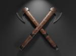 Ragnar Lothbrok Viking Axes - Hand-Forged Steel Set
