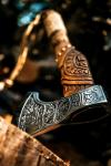 Viking Carbon Steel Axe with Ashwood Handle