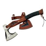Viking Carbon Steel Blade Axe Hatchet Tomahawk
