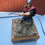 Viking Sword Statue: "Real Vikings Never Retire