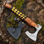 Personalized Viking Valhalla Axe with Sheath