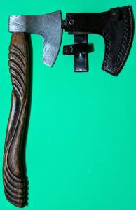 Damascus Steel Viking Axe - Perfect Holiday Gift