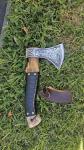 Ragnar Lothbrok Viking Axe with Rosewood Handle