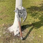 Viking Dragon Axe for Warrior Costume Decor