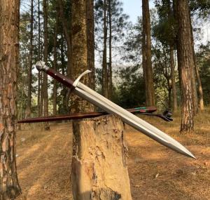 Viking Handmade Fixed Blade Hunting Sword