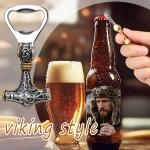 Nordic Viking Beer Bottle Opener - Mjolnir Design
