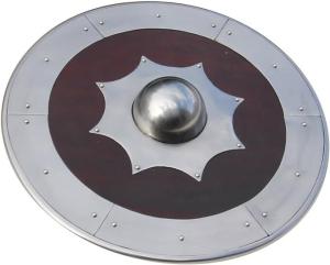 Viking Spartan Life-Size Steel and Wood Shield