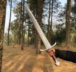 Viking Handmade Fixed Blade Hunting Sword