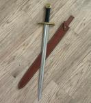 Custom Handmade Viking Sword with Leather Sheath