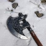 Viking Dragon Axe for Warrior Costume Decor