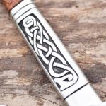 Functional Viking Axe with Engraved Wooden Handle