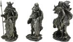 Norse Viking Warlock Gods Figurines - Set of 3