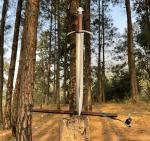 Viking Handmade Fixed Blade Hunting Sword