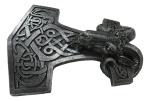 Viking Ram Skull With Thor's Hammer Wall Decor